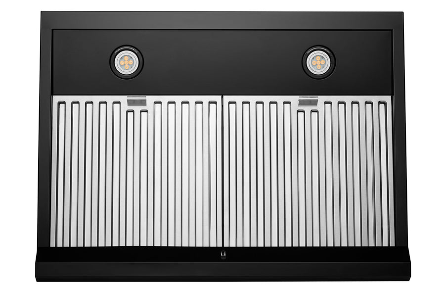 Hauslane 36 Inch Chef Series Under Cabinet Range Hood with 3-Way Venting, Changeable LED in Black Stainless Steel (UC-PS18BLK-36)