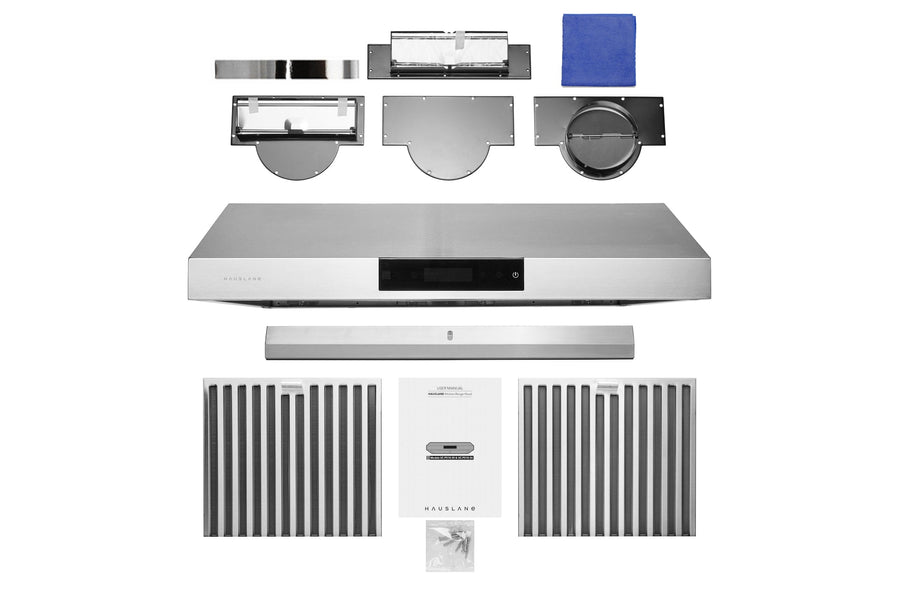 Hauslane 30-in Under Cabinet Versa Vent Range Hood with Stainless Steel Filters in Stainless Steel (UC-PS18SS-30)