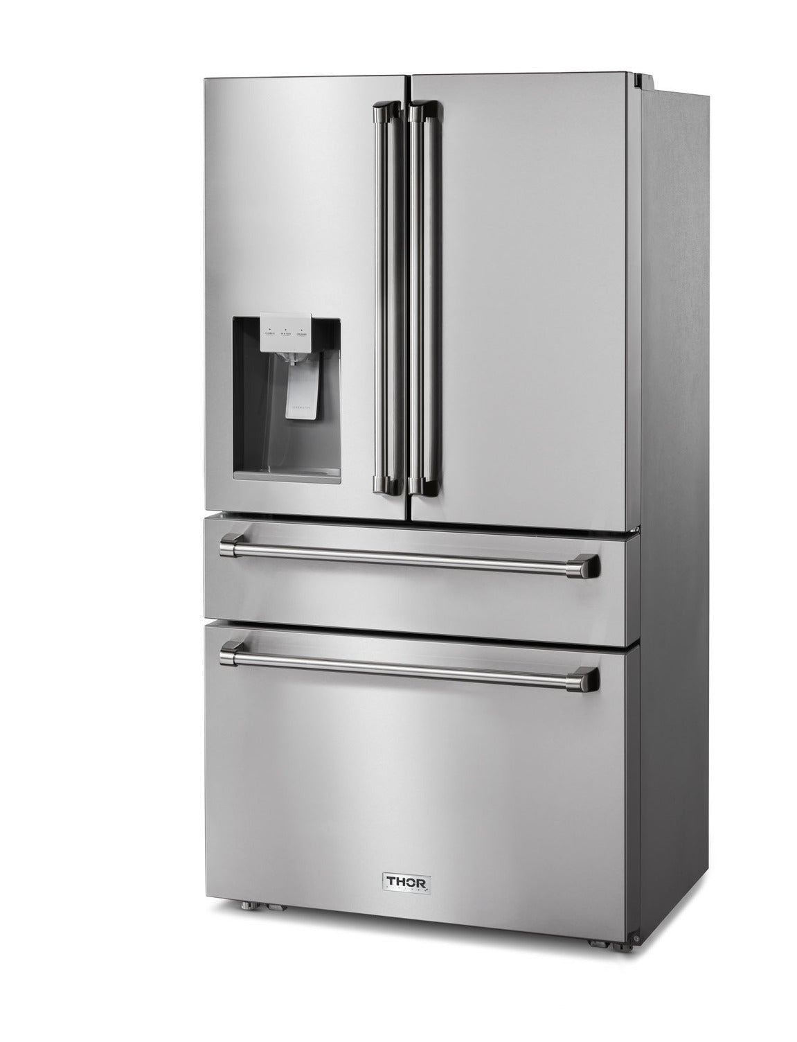 Thor Kitchen 36 Inch Professional French Door Refrigerator with Ice and Water Dispenser (TRF3601FD)
