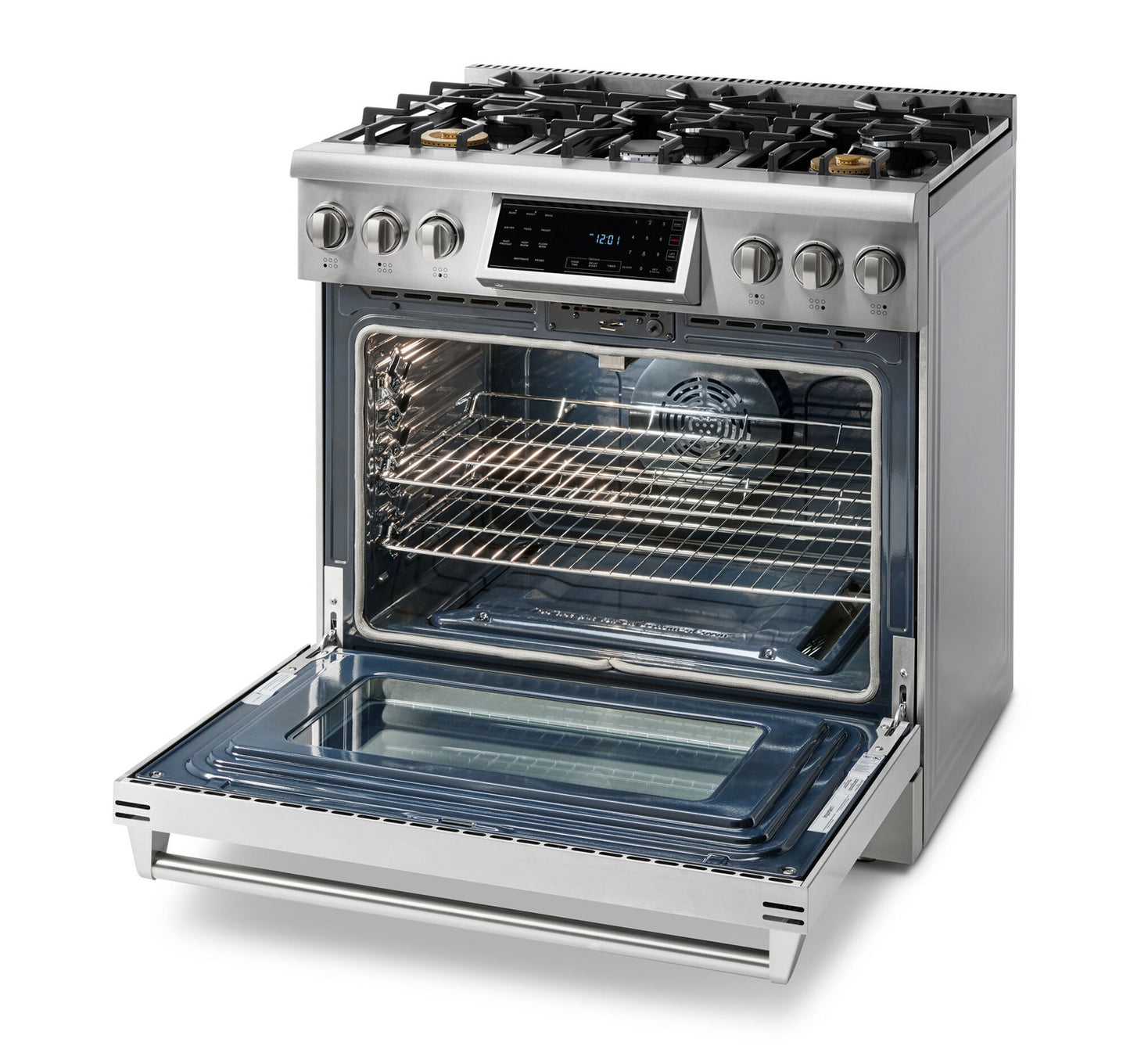 THOR Kitchen 36-Inch Tilt Panel Gas Range – Professional (TRG3601)