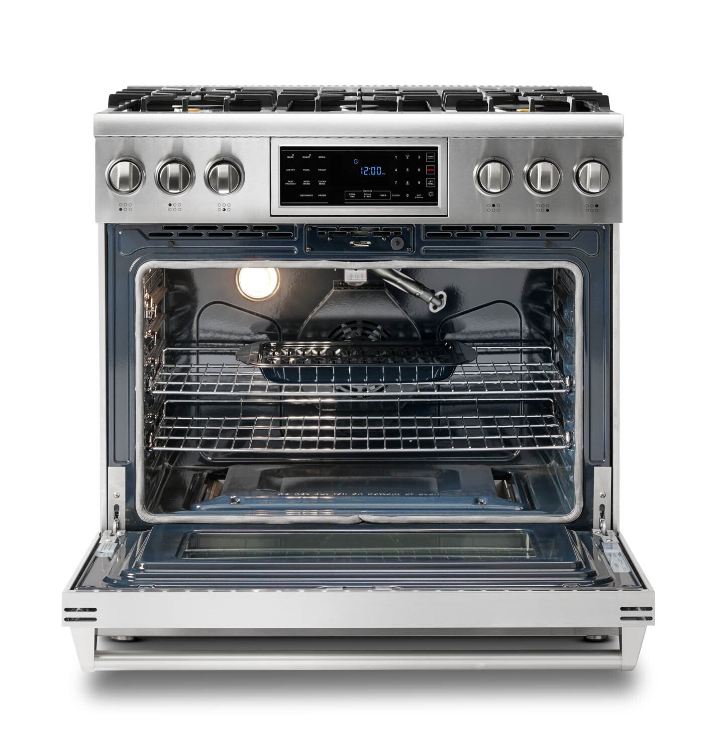 THOR Kitchen 36-Inch Tilt Panel Gas Range – Professional (TRG3601)