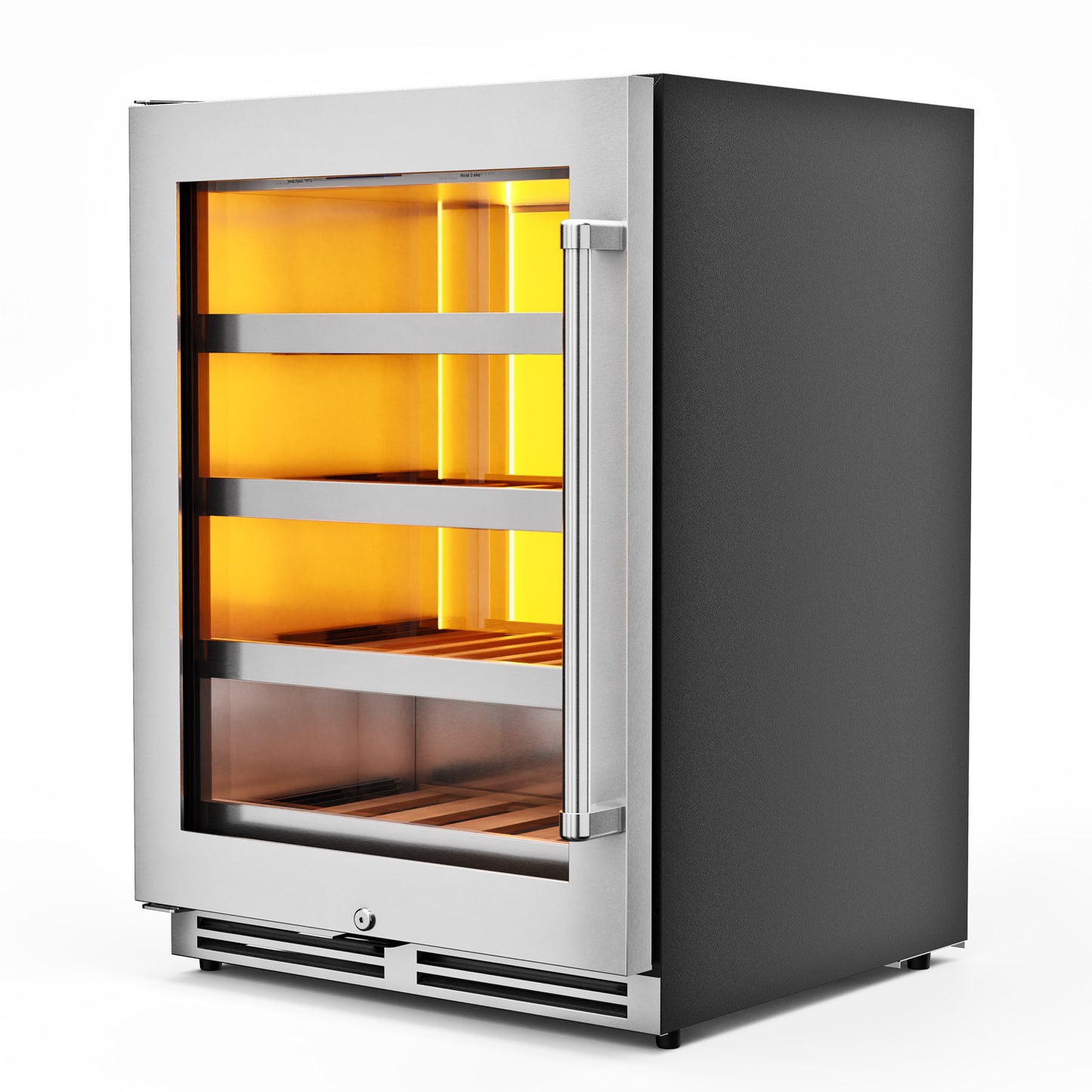 Thor Kitchen 24-Inch Single Zone Wine Cooler, Left Swing, 45 Wine Bottle Capacity (TWC24UL-LH)