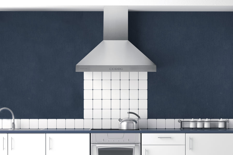 Hauslane 30-in Wall Mount Range Hood with Stainless Steel Filters in Stainless Steel (WM-530SS-30P)