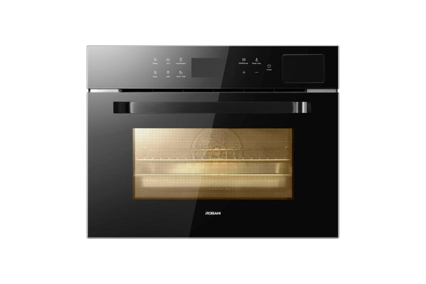 Black Compact Oven with touchpad by Robam