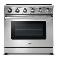 THOR Kitchen 36-Inch Electric Range – Professional – HRE3601