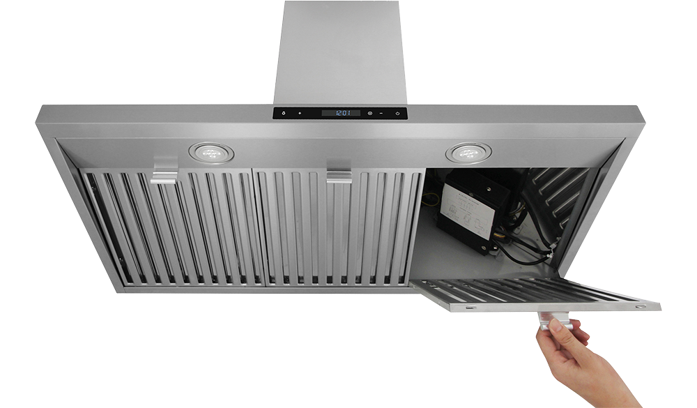 36 Inch Wall Mount Range Hood in Stainless Steel (HRH3607)