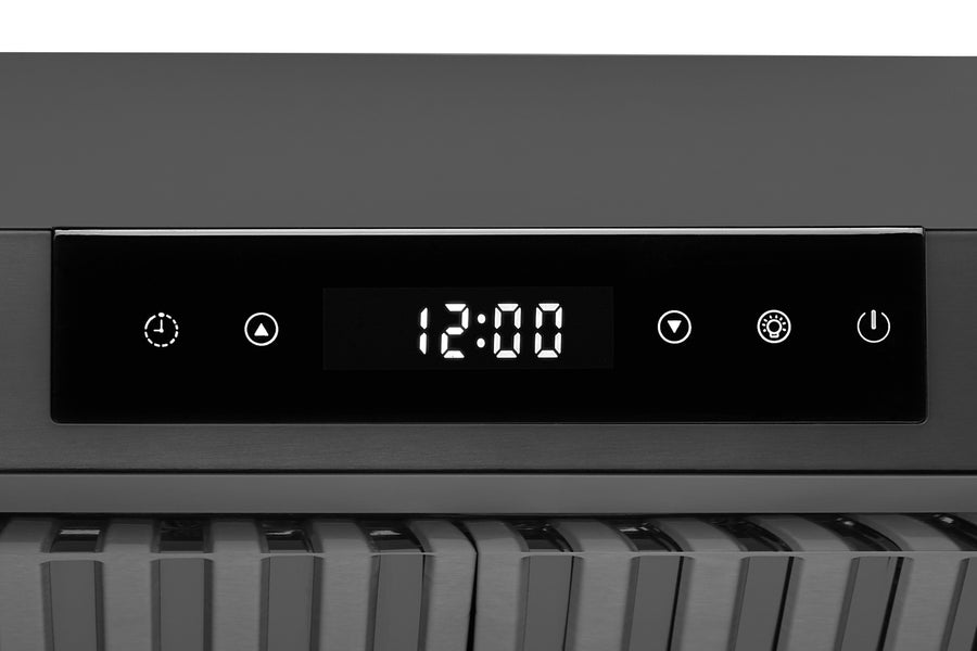 Hauslane 30-in Under Cabinet Versa Vent Range Hood with Stainless Steel Filters in Black Stainless Steel (UC-PS18BSS-30)