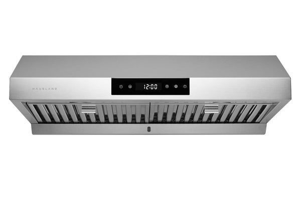 Under Cabinet Stainless Steel Range Hood by Hauslane with buttons