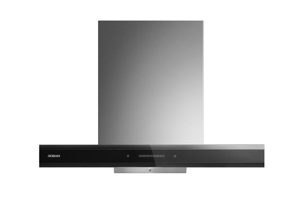 T-Shaped Wall Mount Range Hood, Touch Panel by Robam