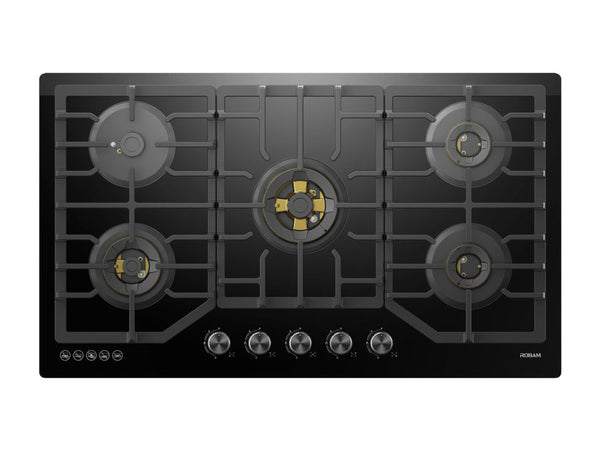 Robam, 36-in gas cooktop, brass burner