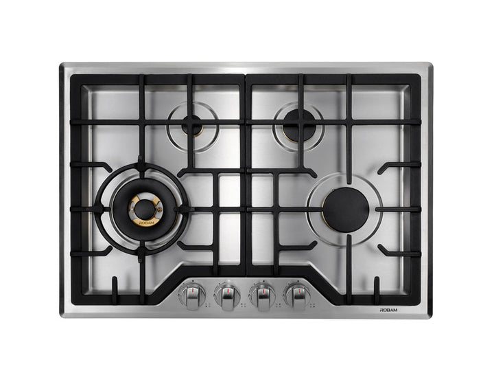 30-in 4-burner (brass) gas cooktop by Robam