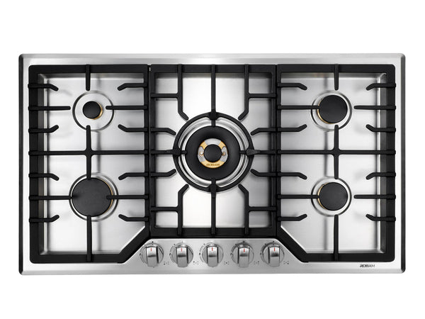 36-in Gas cooktop, brass burner by Robam