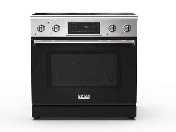 THOR Kitchen 36-Inch Tilt Panel Electric Range – Professional (TRE3601)