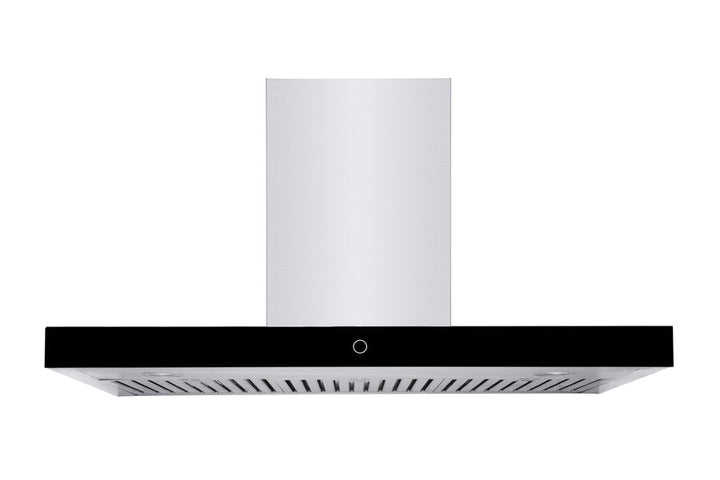 Wall Mount T-Shaped Range Hood, Touch Control, Stainless Steel finish by Hauslane