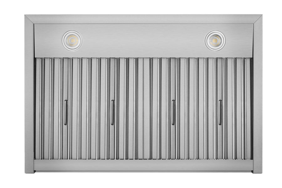 Hauslane 30 Inch T-Shaped Design Wall Mount Convertible Range Hood with Pro-Style Design in Stainless Steel (WM-730SS-30)
