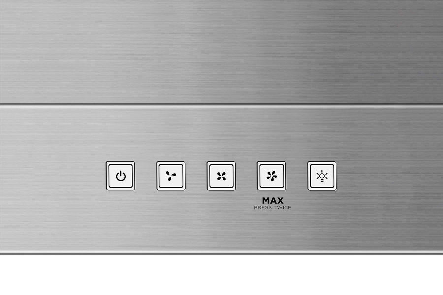 Hauslane 30 Inch T-Shaped Design Wall Mount Convertible Range Hood with Pro-Style Design in Stainless Steel (WM-730SS-30)